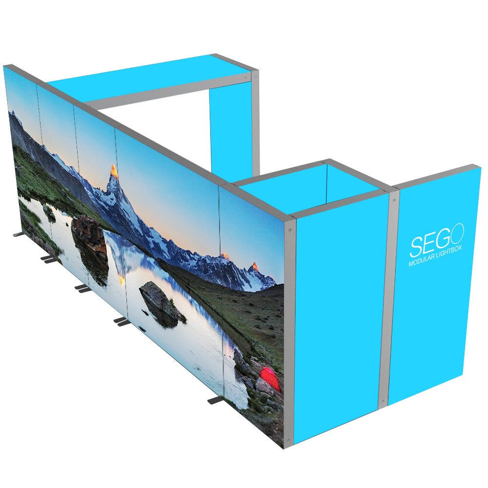 SEGO Modular Lightbox Display Configuration F Double-Sided